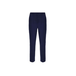 Pantalon de costume bleu marine taille haute pour femme - Product Image 1
