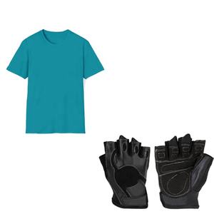 Men's Casual Polyester Woven Muscle Top Quick Dry Fitness Gym Workout Running T-Shirt Solid Plain Dyed Hot Selling Athletic Free - Product Image 3