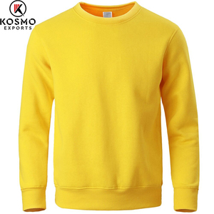 Pull Oem de haute qualité en coton à col rond uni, sweat à capuche personnalisé, sweat-shirt à col rond - Product Image 4