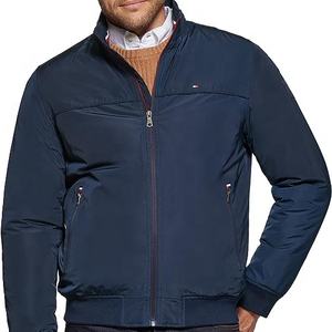 OEM personalizado Logotipo de alta calidad bordado chaqueta de bombardero Zip up hombres Hip Hop chaqueta de béisbol - Product Image 2