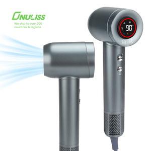 Newest LED 220KM/H <strong>Ultra</strong>-Fast Hair Dryer Set Brushless <strong>Motor</strong> 110000RPM <strong>High</strong> <strong>Speed</strong> Hair Dryer with Diffuser Nozzle for Hotels - Product Image 1