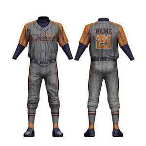 Nueva Llegada Conjuntos de Uniformes de Béisbol Deportivos para Hombre Adulto Transpirables 100% Poliéster Mejor Precio Conjuntos de Béisbol - Product Image 1