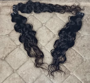 Precio barato cutícula alineada crudo sin procesar cabello humano al por mayor crudo sin procesar 100% natural vendedores indios - Product Image 2