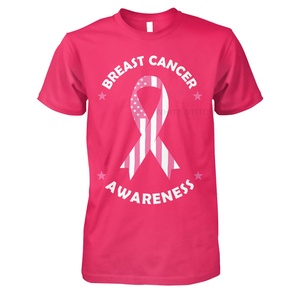 Camisetas de Alta Calidad con Lazo Rosa para el Cáncer de Mama 2026, Camisetas de Guerreros para la Concientización y Apoyo al Cáncer de Mama - Product Image 3