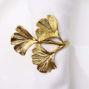 แหวนรองผ้าเช็ดปากโลหะดีไซน์หรูหราสำหรับงานแต่งงาน ตกแต่งโต๊ะอาหาร เป็นมิตรกับสิ่งแวดล้อม - Product Image 3