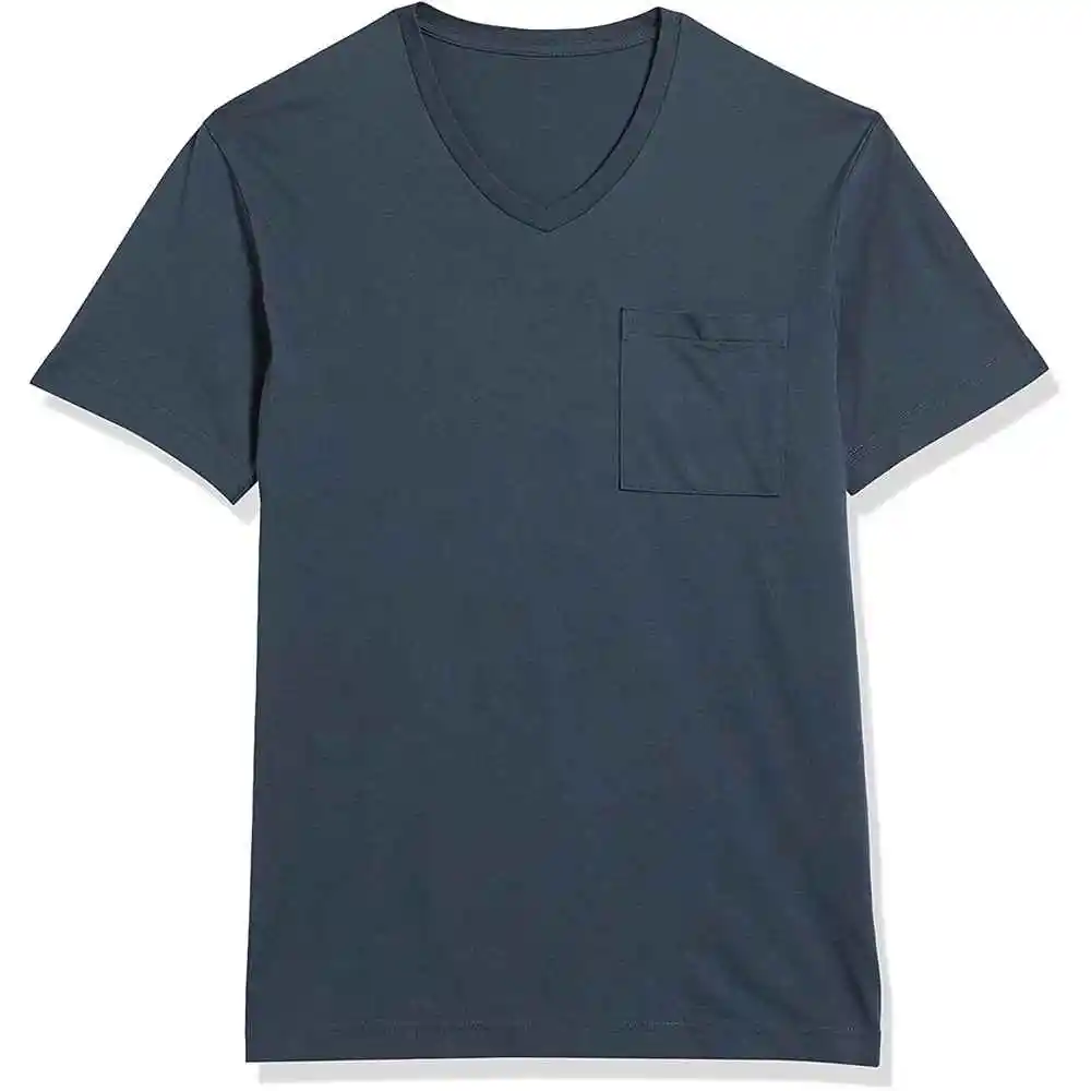 Top Selling Fitness Gym Wear Casual Plain Tee OEM 2022 Latest Summer Cheap Quality Lightweight V Neck Men Casual T Shirt