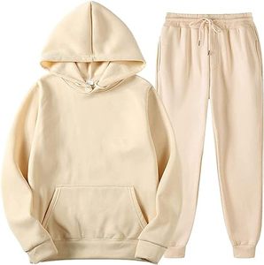 Unisex Midweight 500gsm Polyester/Cotton Breathable Windproof Eco-Friendly Boxy Hoodie Pants Customizable Logo Winter Plus Size - Product Image 1