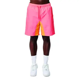 2024 Hochwertige kundenspezifische herren-schwimmburshorts mit netzfutter 100% polyester strandshorts für herren verschiedene farben