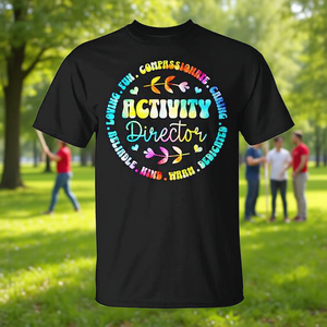 T-Shirt Promozionale per Professionisti del Settore Attività Ricreative e del Team di Assistenza - Product Image 3