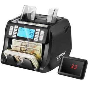 <b>Money</b> Counter <b>Machine</b> 900 Pcs <b>Counting</b> Speed UV MG IR Detection USD EUR Cash Bill Counter Business Grade - Product Image 1