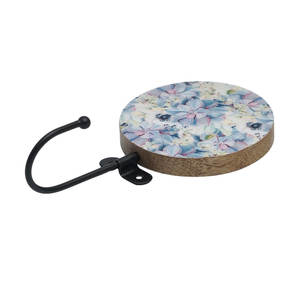 Handmade Wood and Resin <b>Wall</b> Hook Multicolor Floral <b>Key</b> <b>Holders</b> Hanging Clothes Utility Hat Mug Utensils Bathroom AH-11 - Product Image 4