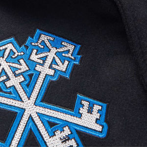 Alta calidad logotipo personalizado bordado Diseño nueva fábrica al por mayor de los hombres Varsity chaqueta de béisbol cierre de cremallera chaqueta OEM - Product Image 6