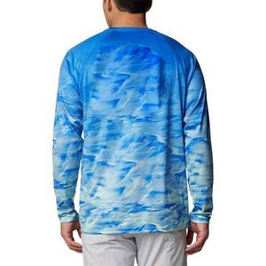 100% poliéster servicio OEM secado rápido manga larga pesca camisas transpirable pesca ropa hombres impermeable sublimación camisas - Product Image 2