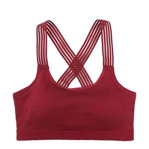 Soutien-gorge de sport sans couture à une épaule, matière personnalisée, soutien-gorge de sport pour femmes, vente chaude, couleur unie, taille adulte, vêtements de yoga fitness - Product Image 1
