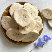 Plátano seco Frezee en rodajas sin azúcar fruta de alta calidad bocadillo saludable hecho en Vietnam mejor precio no GMO 100% Natural