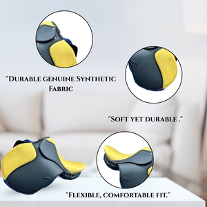 Silla de Montar de Cuero Premium para Caballos, Cómoda para Montar |   Accesorios Duraderos para Caballos, Silla de Salto, ARMANDIOUS INDUSTRIES - Product Image 4