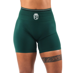 Shorts Deportivos Sin Costuras para Mujer, Cintura Alta, Compresión, para Gimnasio, Yoga, Ropa Deportiva - Product Image 1