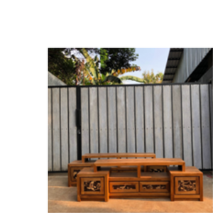 Mueble de TV de Madera de Teca para Montar en el Suelo, de Venta Directa de Fábrica, Calidad Duradera para Sala de Estar o Apartamento - Product Image 5