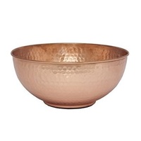 Qualité supérieure Noir Couleur Cuivre Pied Spa Beauté Pédicure/Manucure Bol Avec Demi-Couvercle À Prix Abordable