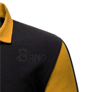 Hombres profesionales para Polos hechos a medida con algodón transpirable de alta calidad/tela de punto de bambú nuevo estilo - Product Image 3