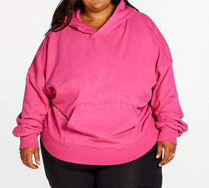 <b>Men's</b> Winter 100% Cotton Pullover <b>Hoodie</b> with Pocket Solid Pattern <b>Plain</b> Dyed Plus Size OEM Service Available - Product Image 5