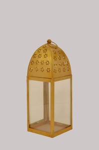 Linternas de metal de hierro y vidrio de forma cuadrada tradicionales más vendidas para decoración del hogar y uso de velas por exportadores - Product Image 3