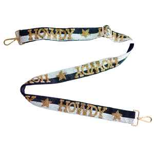 Sangle de sac à main en perles faite à la main, de couleur bleu et rouge, de style designer, réglable, accessoire pour la fête - Product Image 2