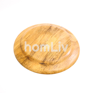 Plato de Madera de Teca Ecológico y Natural OEM, Seguro para Alimentos, Sin Pintura ni Barniz, Halal, Personalizado para Cocina - Product Image 6
