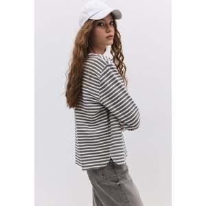 Sudadera de Manga Larga a Rayas para Uso Diario, 100% Algodón - Product Image 3