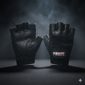 Padded Workout Gloves Half-Finger Gym Gloves <b>Wrist</b> <b>Support</b> Gloves Breathable Gym Gloves for Unisex Heavy Duty Lifting Gloves - Product Image 2