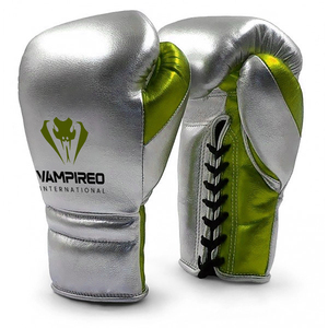 Guantes de Boxeo de Entrenamiento MMA de Cuero Duradero de Alta Calidad, Diseño Personalizado, Impermeables, Antideslizantes, Transpirables, para Uso en Exteriores - Product Image 4