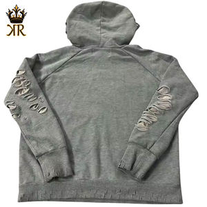 Nueva Llegada, Sudadera con Capucha de Manga Larga con Lavado Ácido de Alta Calidad para Hombre, Hombros Caídos, Ligera, Transpirable, Talla Regular, Servicio OEM de Invierno - Product Image 4