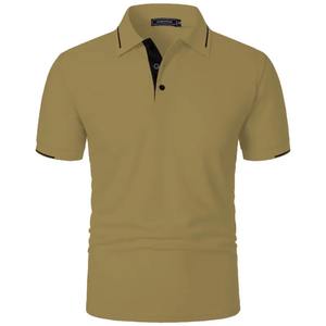 <b>Men's</b> <b>Summer</b> Casual for Polo <b>T</b>-<b>Shirts</b> Short Sleeve Pullover <b>Shirts</b> Button Classic Fit Solid Color Breathable Knitted for Outdoor - Product Image 4