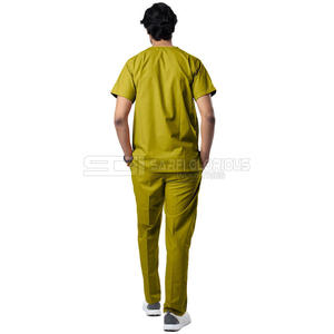 ชุดยูนิฟอร์มพยาบาลคุณภาพสูง เนื้อผ้านุ่ม ชุดยูนิฟอร์มคลินิกทันตกรรม ชุดพยาบาลชาย ชุดทำงานทันสมัย ชุดฤดูร้อนสำหรับบุรุษ ชุดยูนิฟอร์มโรงพยาบาล - Product Image 3