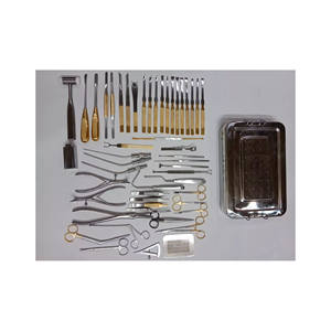 Juego de instrumentos quirúrgicos de nariz alemana, acero inoxidable, 50 Uds., fuente de alimentación Manual, aprobado por CE ISO, cirugía plástica de rinoplastia usada - Product Image 1