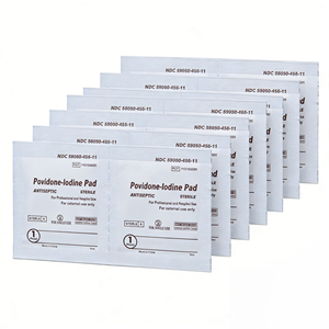 OEM Service Sterile Povidone Iodine Prep Pad 10% Medical Grade Iodine <strong>Antiseptic</strong> <strong>Wipes</strong> Individually Wrapped <strong>for</strong> Hospital Clinic - Product Image 1