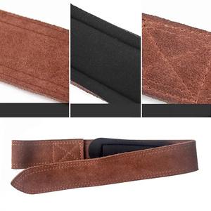 Sangles de levage en cuir avec logo personnalisé pour la musculation, la force athlétique et les entraînements intensifs - Product Image 4