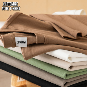 OEM Custom Cotton T Shirts for Men Tricoté Pure Cotton Short Sleeve Tee Soft Breathable Casual Summer Fashion Shirt - Product Image 2