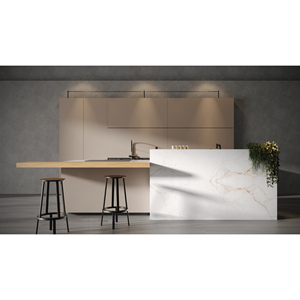 Custom Kitchen Bathroom Vanity Tops Porcelain Natural Stone Countertops Carrara Calacata <b>Marble</b> for Hotel Projects Prefab Cut - Product Image 1