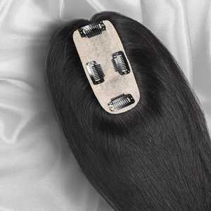 Vente chaude Double Trame Machine Clip-In Extensions Nouvelle Vague Style Cheveux Humains Bruts Double Extrémités Dessinées Directement De L'Inde - Product Image 1