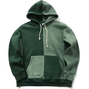 Sudadera con capucha y logotipo personalizado para hombre, de alta calidad, 100% algodón, costura creativa de dos colores - Product Image 1