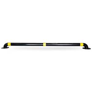 Set of 10 Black 180x10cm 60mm Iron Vehicle <b>Stoppers</b> for Parking Lot Made of Plastic - Product Image 2