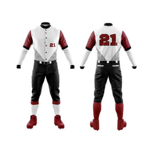 Conjunto de sublimación de pantalón y jersey de poliéster, uniforme de béisbol y softbol de secado rápido, ropa deportiva personalizada de alta calidad, ODM OEM - Product Image 3