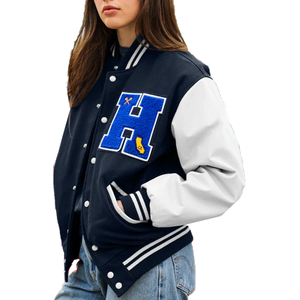 Blouson universitaire d'hiver haut de gamme avec revêtement, personnalisé, élégant, chaud, durable, pour équipes universitaires, vêtement d'extérieur moderne, de qualité supérieure et souple - Product Image 2