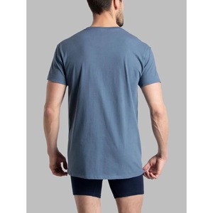 Camiseta ajustada de manga corta con cuello redondo y estilo de moda de verano cómoda para hombre de talla grande de alta calidad - Product Image 3