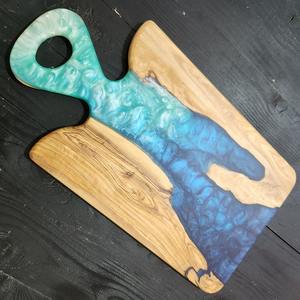 Tabla de Cortar de Bambú de Diseño Moderno, Tabla para Verduras/Quesos, Sostenible, Duradera, con Logotipo de Madera Personalizado con Láser, Bloques, Embalaje Individual - Product Image 3