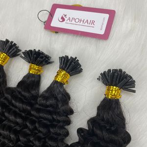 ผมต่อเวียดนามแท้แบบเวอร์จิ้น 100 เส้น แบบดับเบิ้ลดรอน ติดคลิป ลอนธรรมชาติ สไตล์หยิกฟู - Product Image 3