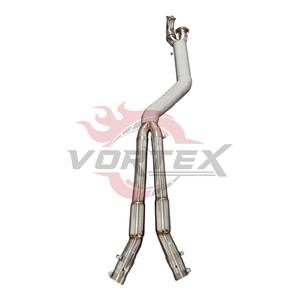 Vortex OEM, tuyau intermédiaire d'échappement haute performance de 101 mm, compatible avec BMW M3 M4 G80 G82, acier inoxydable avec bouclier thermique, système d'échappement - Product Image 3