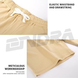 กางเกงขาสั้นลำลองสำหรับผู้ชายเหมาะสำหรับใส่ไปยิมและสตรีทผ้าระบายอากาศน้ำหนักเบาพร้อมกางเกงเอวยางยืดใส่สบาย - Product Image 3