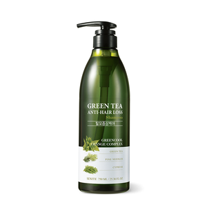 Shampooing anti-chute de cheveux au thé vert pour le soin de la peau 750ml - Product Image 1